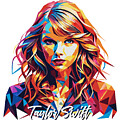 Taylor Swift #1 in WPAP Pop Art